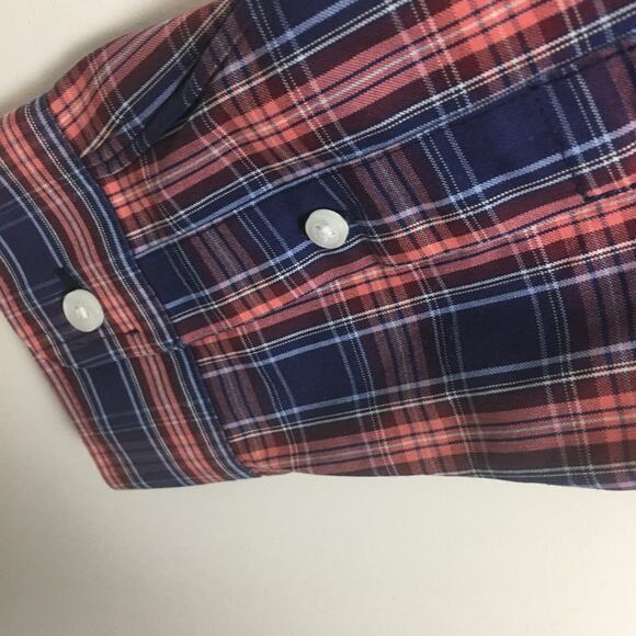LL Bean Wrinkle Free Button Down Shirt Blue Medium - Picture 11 of 14